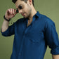 Solid Casual Shirt for Men ( RDSH 006Peacock )