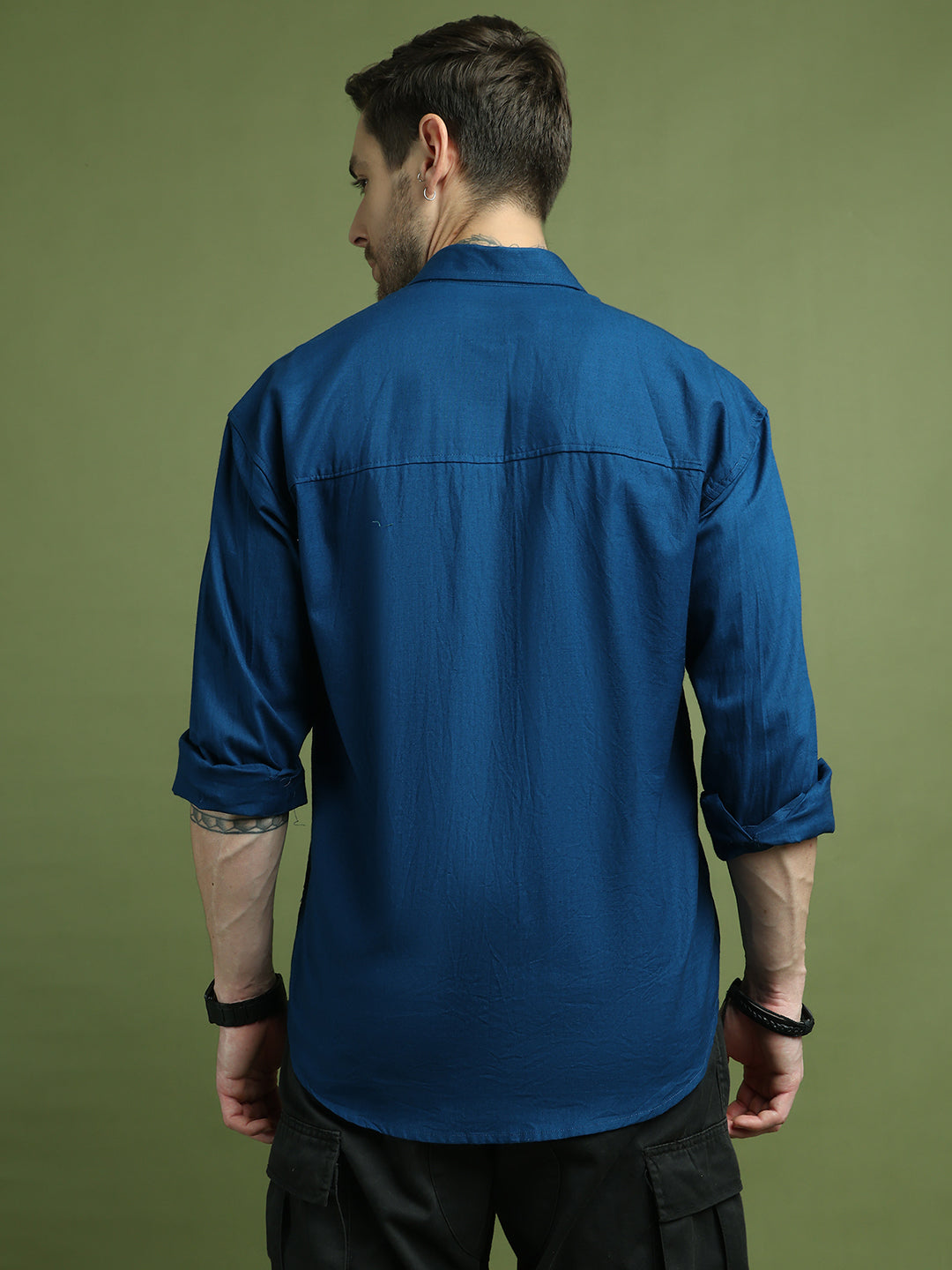 Solid Casual Shirt for Men ( RDSH 006Peacock )
