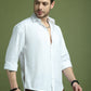 Solid Casual Shirt for Men ( RDSH 006White )