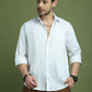 Solid Casual Shirt for Men ( RDSH 006White )
