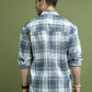 Checked Pure Cotton Casual Shirt for Men ( RDSH 007Blue )