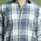 Checked Pure Cotton Casual Shirt for Men ( RDSH 007Blue )