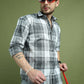 Checked Pure Cotton Casual Shirt for Men ( RDSH 007Grey )