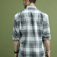 Checked Pure Cotton Casual Shirt for Men ( RDSH 007Grey )