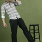 Classic Tartan Checked Pure Cotton Casual Shirt ( RDSH 010Grey )