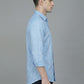 Solid Linen Casual Shirt for Men ( RDSH 012Blue )