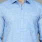 Solid Linen Casual Shirt for Men ( RDSH 012Blue )
