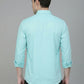 Solid Linen Casual Shirt for Men ( RDSH 012Green )
