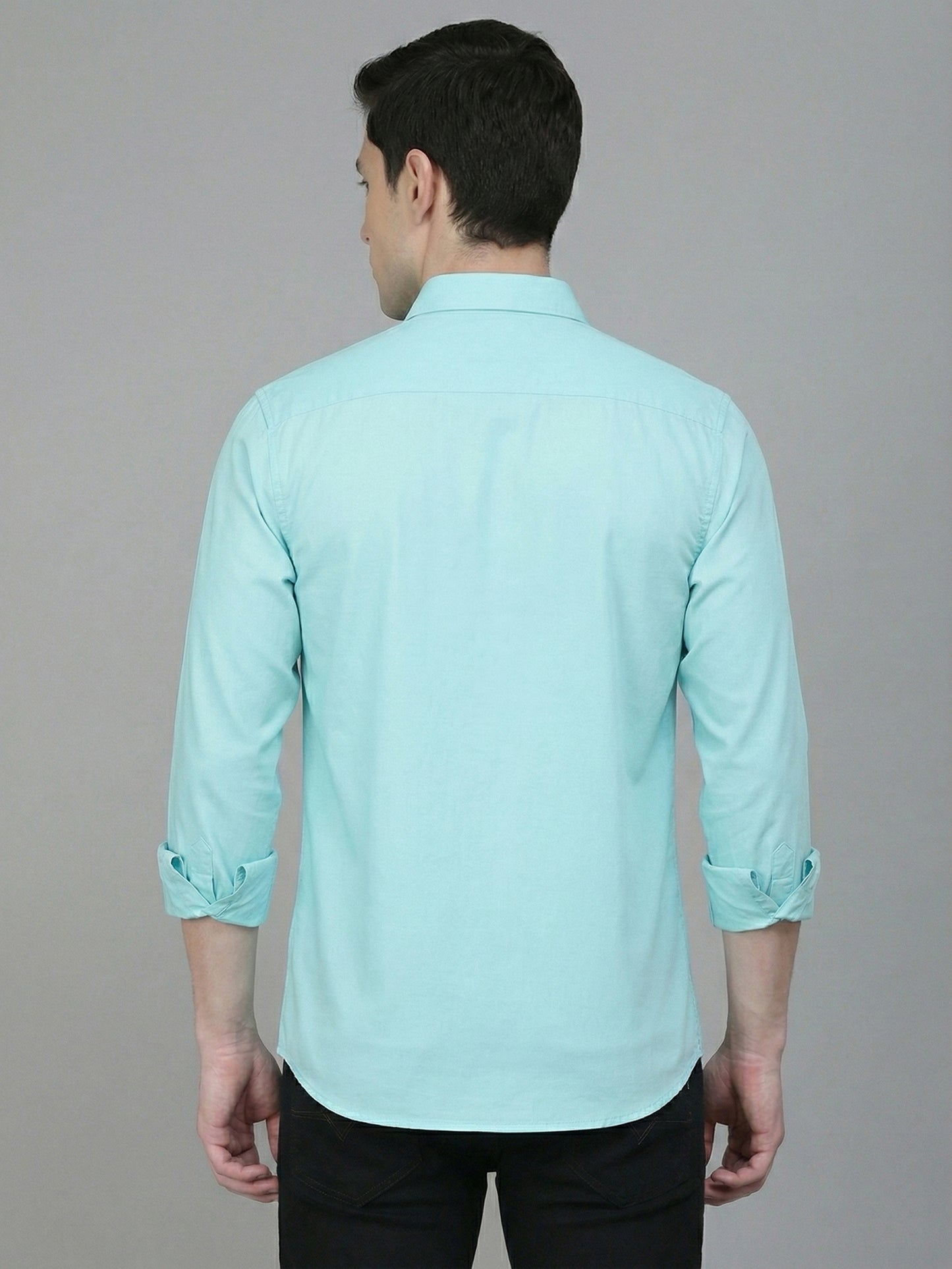 Solid Linen Casual Shirt for Men ( RDSH 012Green )