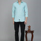 Solid Linen Casual Shirt for Men ( RDSH 012Green )