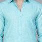 Solid Linen Casual Shirt for Men ( RDSH 012Green )