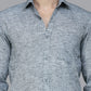 Solid Linen Casual Shirt for Men ( RDSH 012Grey )