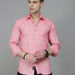 Solid Linen Casual Shirt for Men ( RDSH 012Red )