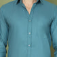 Woven Design Magenta Casual Shirt for Men ( RDSH 013Blue )