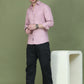 Woven Design Magenta Casual Shirt for Men ( RDSH 013Magenta )