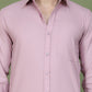 Woven Design Magenta Casual Shirt for Men ( RDSH 013Magenta )