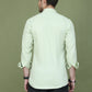 Woven Design Pista Green Casual Shirt for Men ( RDSH 013Pista )