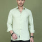 Woven Design Pista Green Casual Shirt for Men ( RDSH 013Pista )