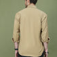 Classic Corduroy Shirt with Dual Pockets ( RDSH 014Beige )