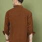 Classic Corduroy Shirt with Dual Pockets ( RDSH 014Brown )