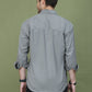 Classic Corduroy Shirt with Dual Pockets ( RDSH 014Light-Grey )