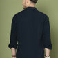 Classic Corduroy Shirt with Dual Pockets ( RDSH 014Navy )
