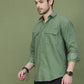 Classic Corduroy Shirt with Dual Pockets ( RDSH 014Pista )