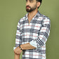 Checkered Casual Shirt for Men ( RDSH 015White )