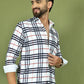 Checkered Casual Shirt for Men ( RDSH 015White )