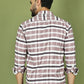 Classic Textured Pure Cotton Casual Shirt ( RDSH 016Brown )