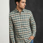Classic Textured Pure Cotton Casual Shirt ( RDSH 016Green )