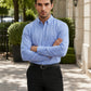 Casual Cotton Blend Shirt for Men ( RDSH 017Blue )