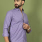 Casual Cotton Blend Shirt for Men ( RDSH 017Purple )