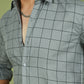 Classic Checked Shirt for Men ( RDSH 018Grey )