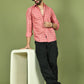 Classic Checked Shirt for Men ( RDSH 018Peach )