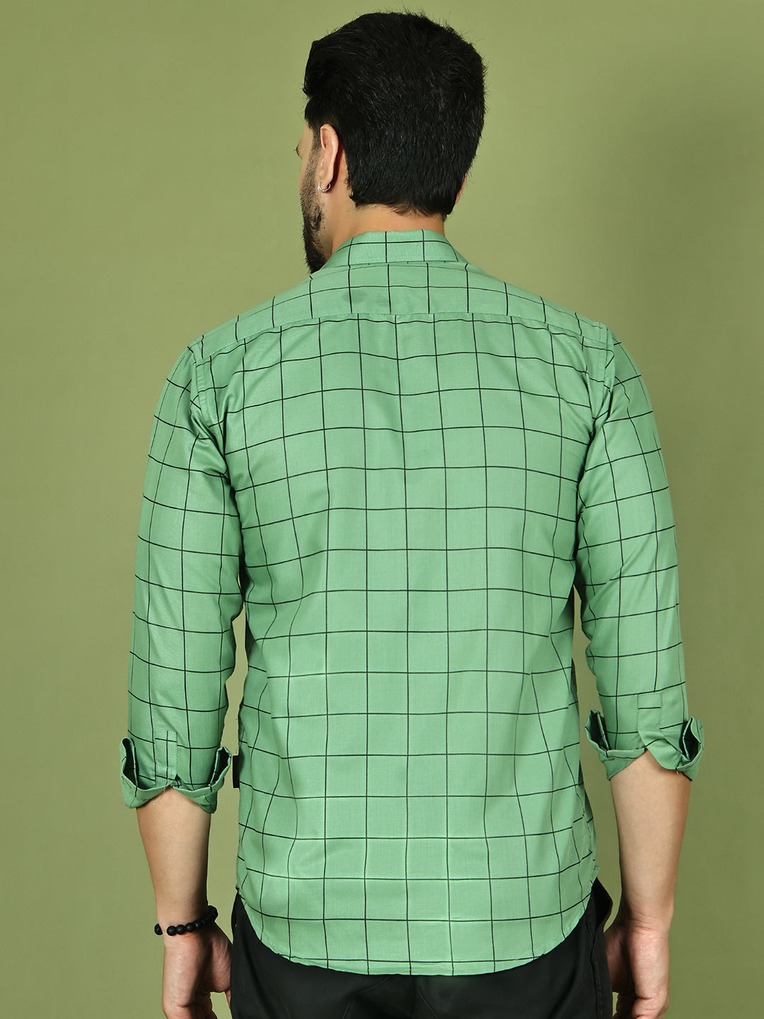 Classic Checked Shirt for Men ( RDSH 018Pista )