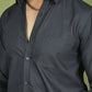 Men's Casual Cotton Blend Shirt ( RDSH 019Grey )