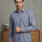 Men's Casual Cotton Blend Shirt ( RDSH 019Light-Grey )
