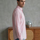 Men's Casual Cotton Blend Shirt ( RDSH 019Pink )
