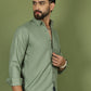 Men's Casual Cotton Blend Shirt ( RDSH 019Steel-Grey )