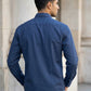 Men's Casual Cotton Blend Shirt ( RDSH 019Teal )