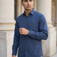 Men's Casual Cotton Blend Shirt ( RDSH 019Teal )