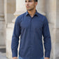Men's Casual Cotton Blend Shirt ( RDSH 019Teal )