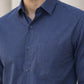 Men's Casual Cotton Blend Shirt ( RDSH 019Teal )