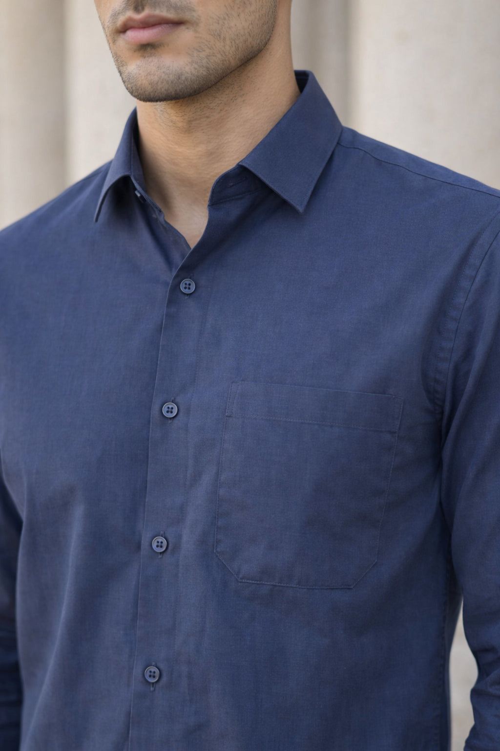 Men's Casual Cotton Blend Shirt ( RDSH 019Teal )