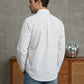 Men's Casual Cotton Blend Shirt ( RDSH 019White )