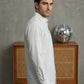 Men's Casual Cotton Blend Shirt ( RDSH 019White )