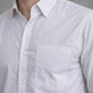 Men's Casual Cotton Blend Shirt ( RDSH 019White )