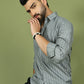 Striped Casual Shirt for Mens. ( RDSH 020Grey )