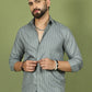 Striped Casual Shirt for Mens. ( RDSH 020Grey )